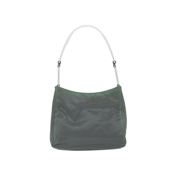 Pre Loved PRADA Shoulder Bag Nylon Khaki Auth 68087 Women - Picture 2 of 8